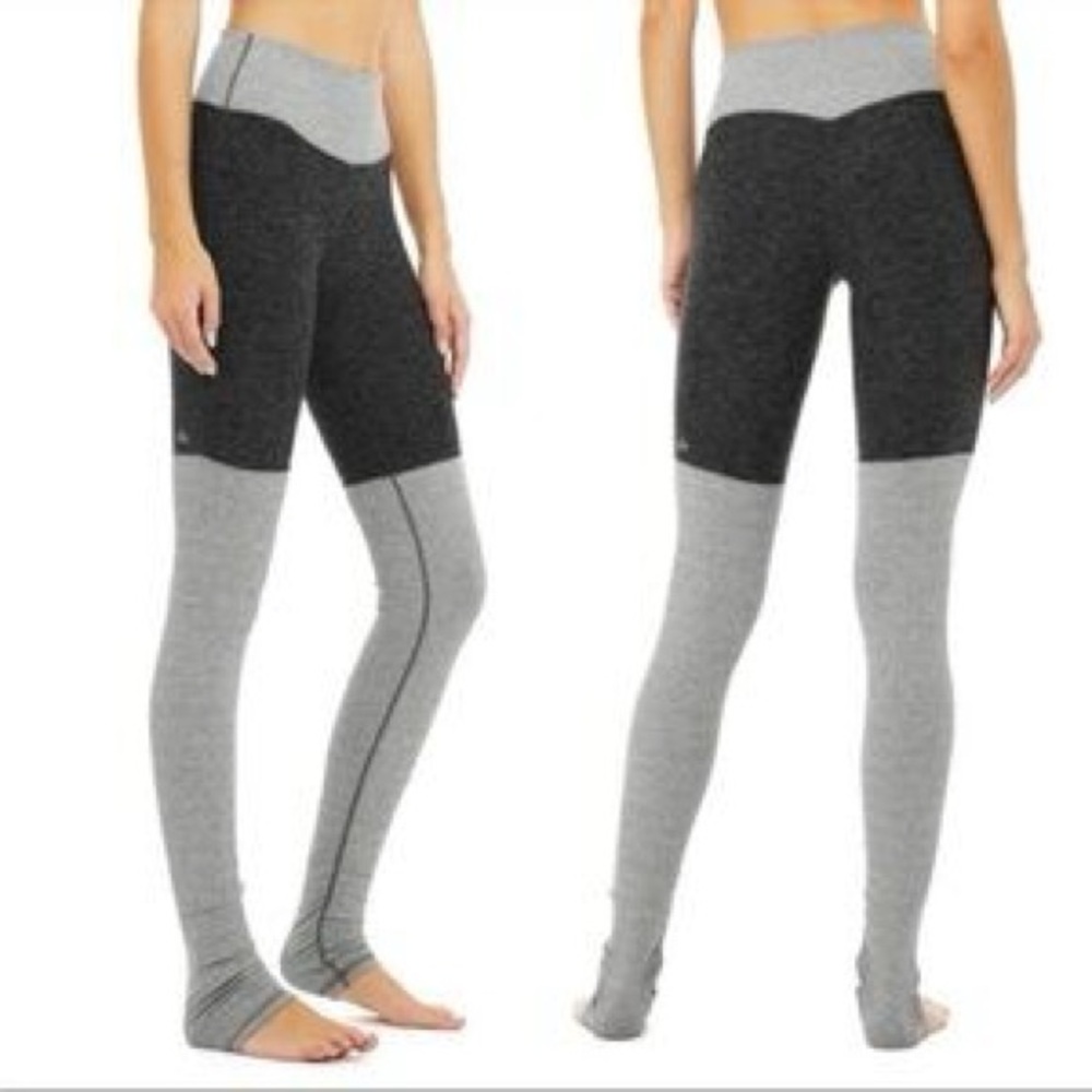 Alo Yoga Goddess Leggings XS Grey